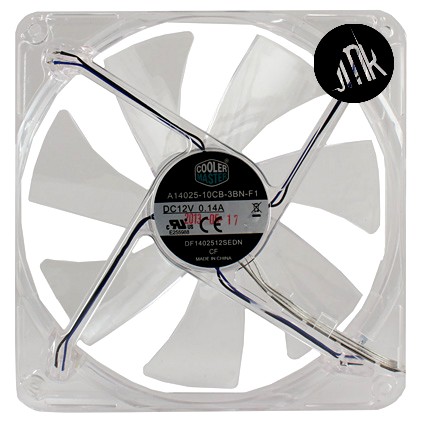 Image for 140mm COOLER MASTER SILENT FAN WHITE