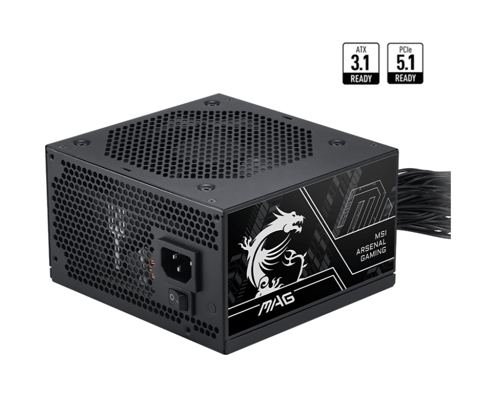 MSI MAG A750BN PCIE5 III 750W 80+ Bronze ATX 3.1 power supply