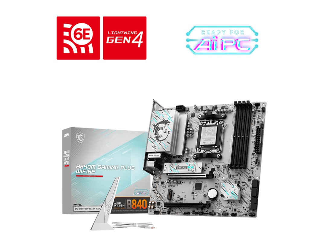 Image for MSI B840M GAMING PLUS WIFI6E MOTHERBOARD