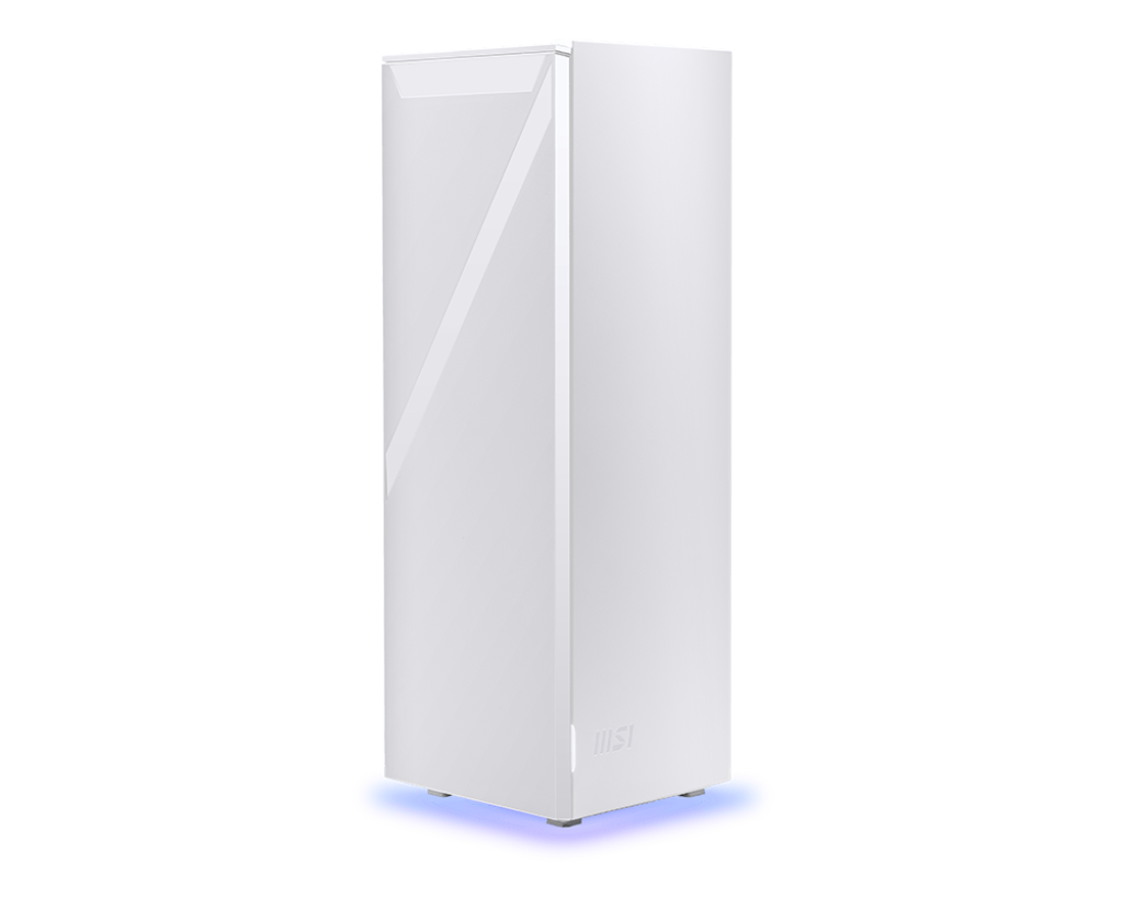 MSI Roamii BE Pro WiFi 7 mesh unit - upright front view