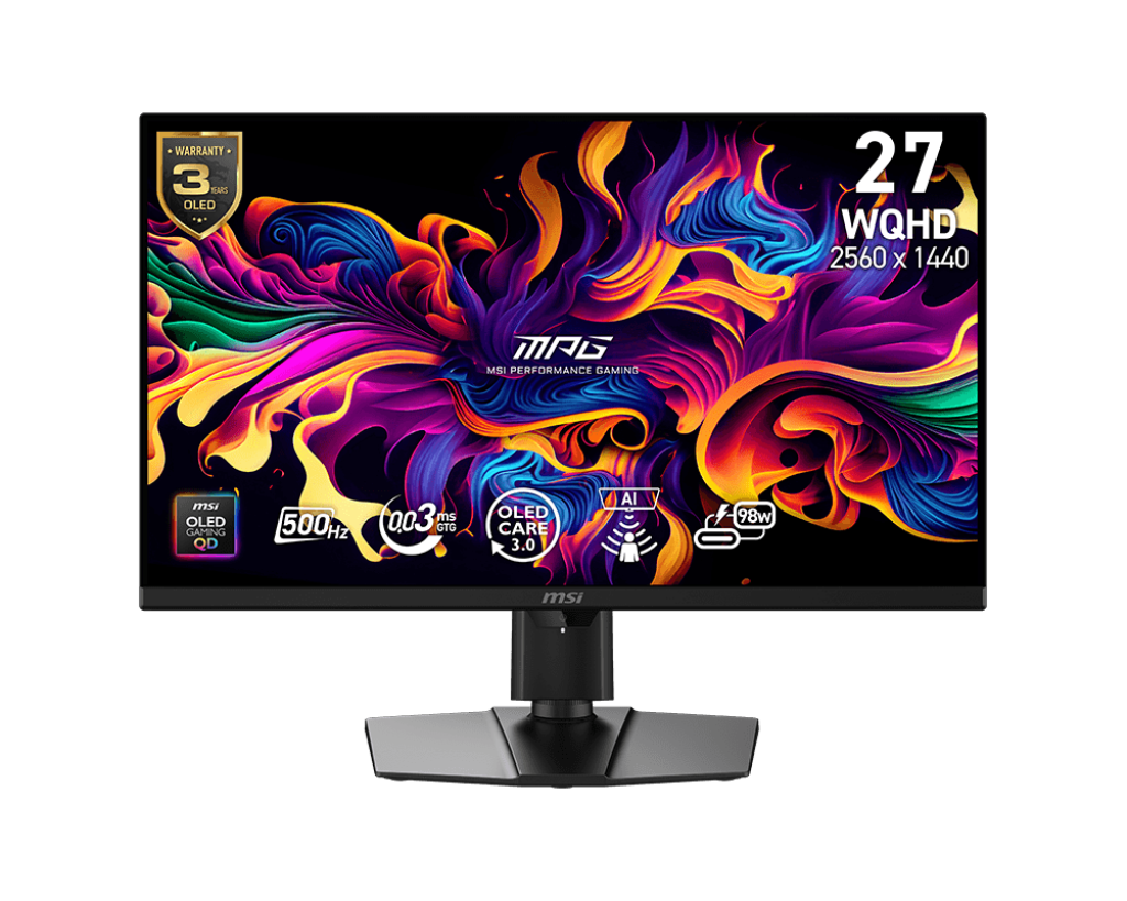 Image for 27" MSI MPG 271QR QD-OLED X50 (WQHD) GAMING MONITOR
