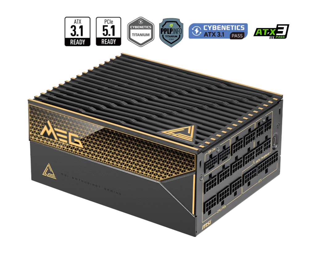 Image for 1600W MSI MEG Ai1600T POWER SUPPLY