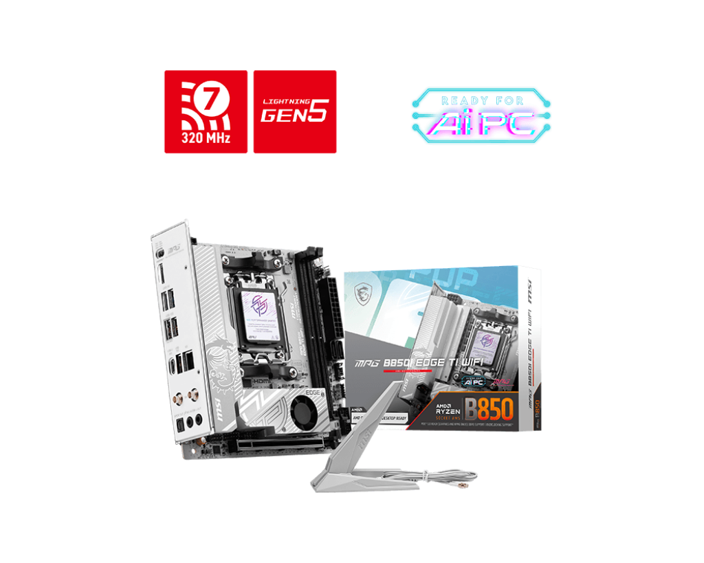 Image for MSI MPG B850I EDGE TI WIFI MOTHERBOARD