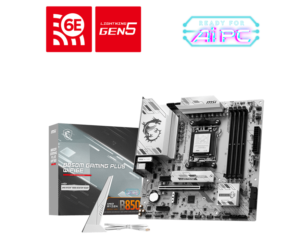 Image for MSI MAG B850M GAMING PLUS WIFI6E MOTHERBOARD
