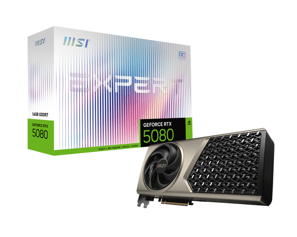 Image for 16GB MSI RTX 5080 EXPERT OC GPU