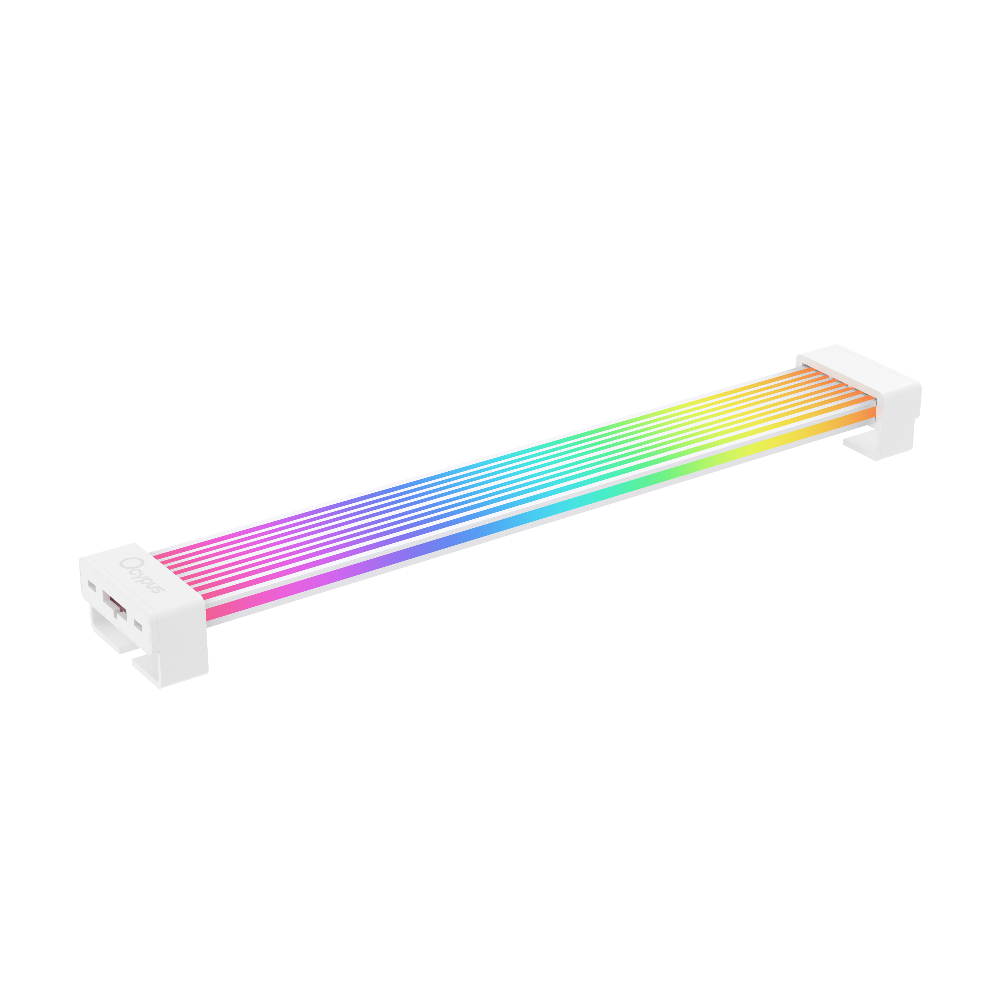 Image for OCYPUS DELTA EK16 WHITE (16-PIN ARGB GPU CABLE COVER)