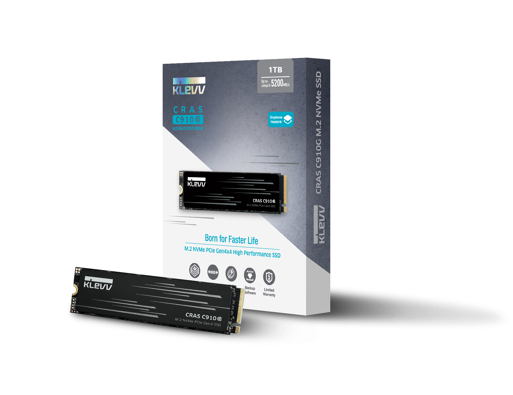 Image for 1TB KLEVV CRAS C910G M.2 SSD