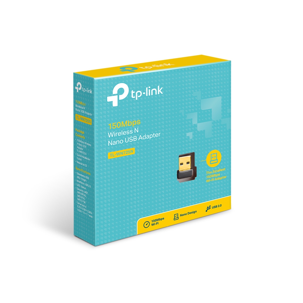 Image for TPLINK 150MBPS WIRELESS N NANO USB ADAPTER