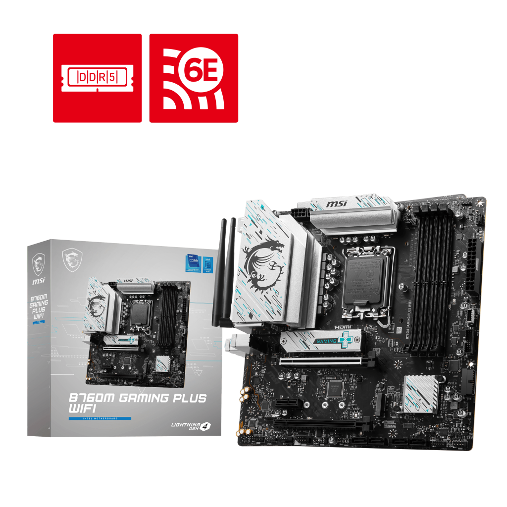 Image for MSI B760M GAMING PLUS WIFI MOTHERBOARD