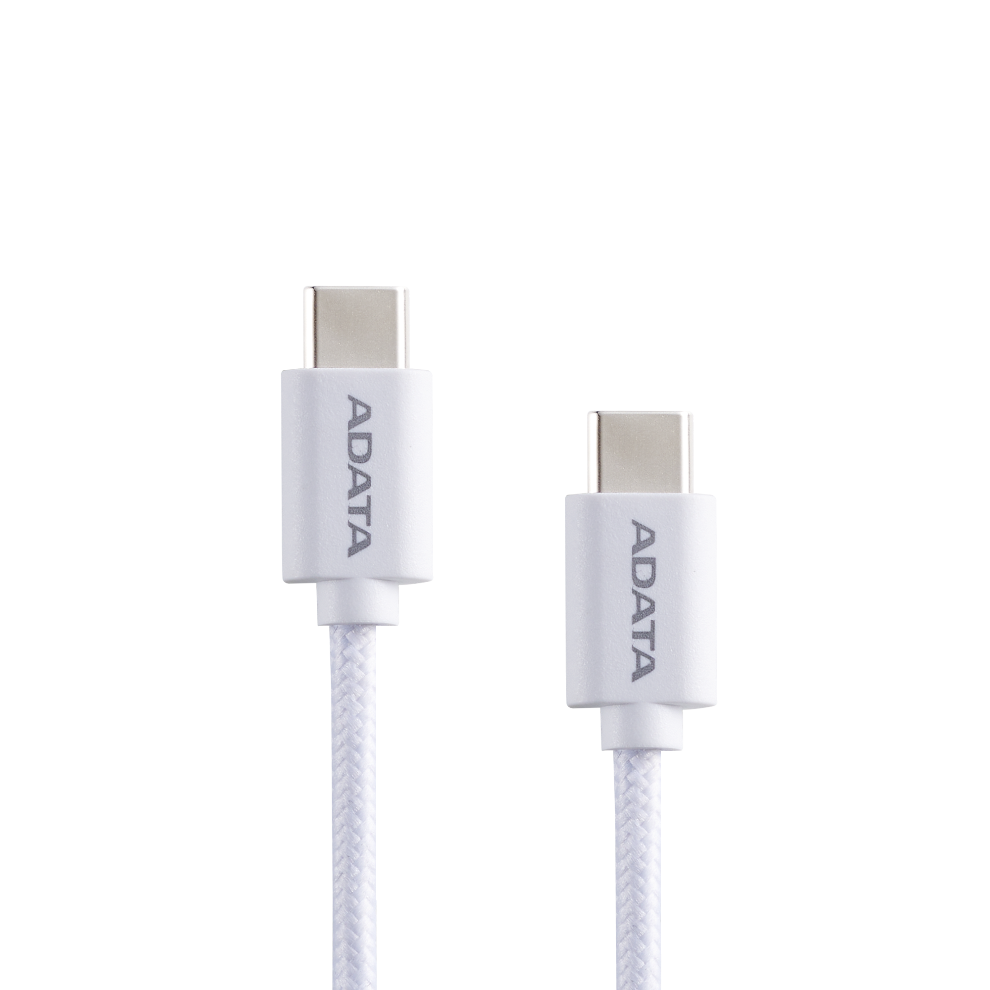 Image for ADATA USB TYPE C TO TYPE C M-M CABLE WHITE support 100W, QC 3.0, PD 3.0 - CACC-100PN-WH