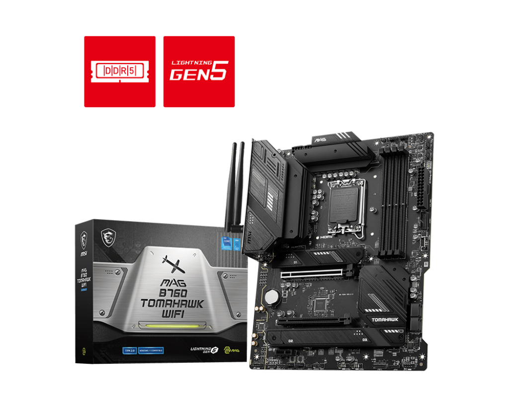 Image for MSI MAG B760 TOMAHAWK WIFI MOTHERBOARD