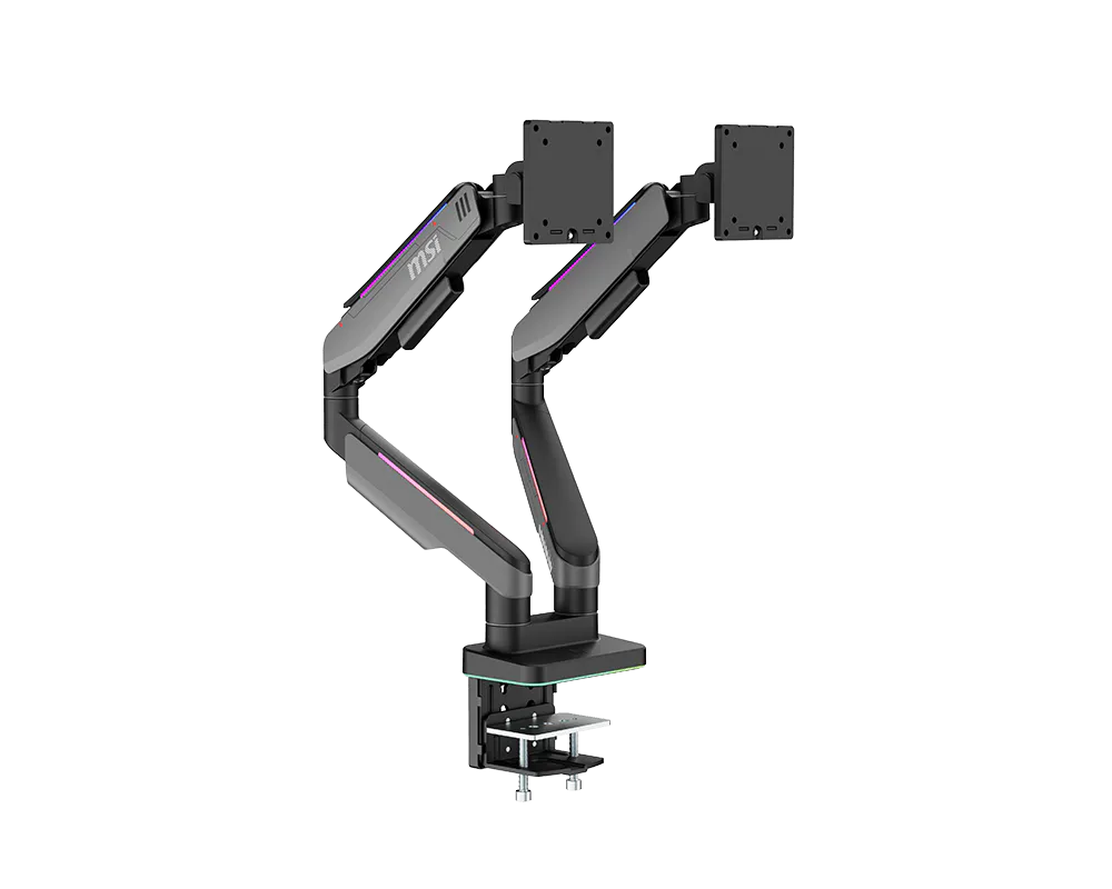 Image for MSI MPG MT201DRG CLAMP/GROMMET MOUNT DUAL MONITOR STAND