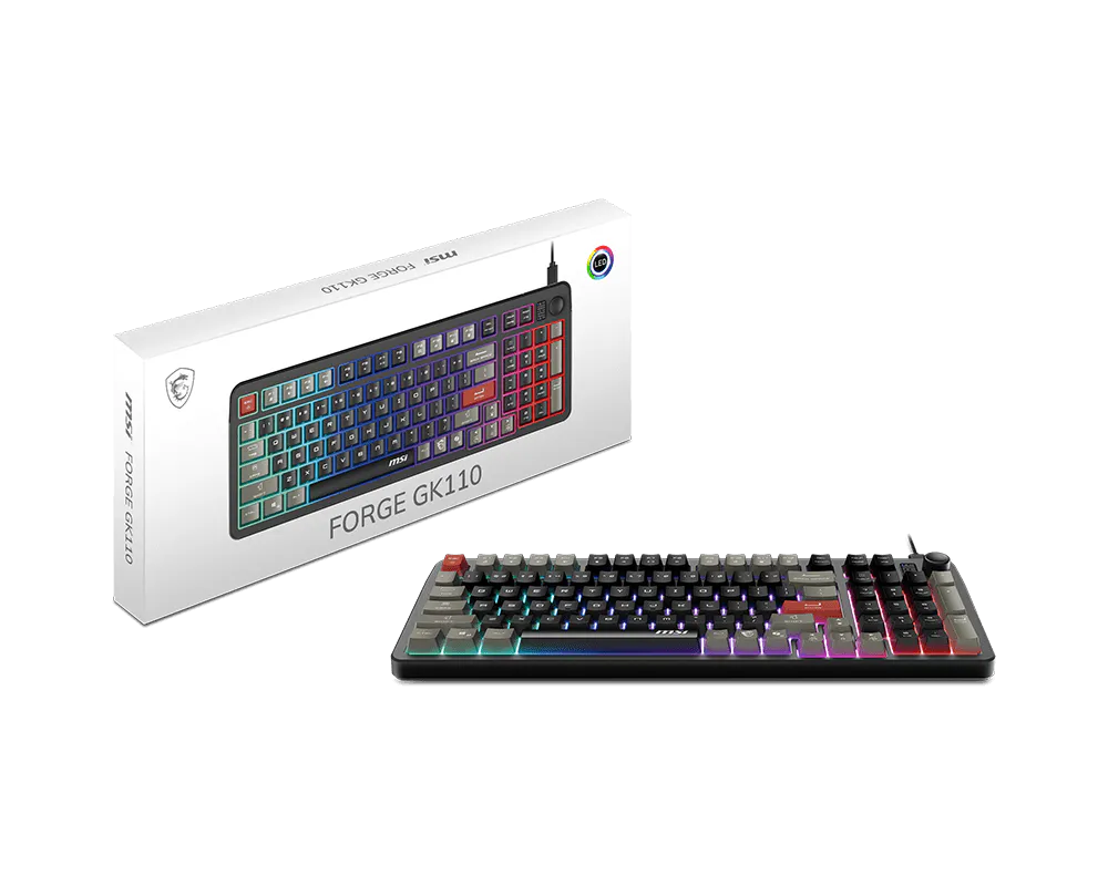 Image for MSI FORGE GK110 GAMING KEYBOARD