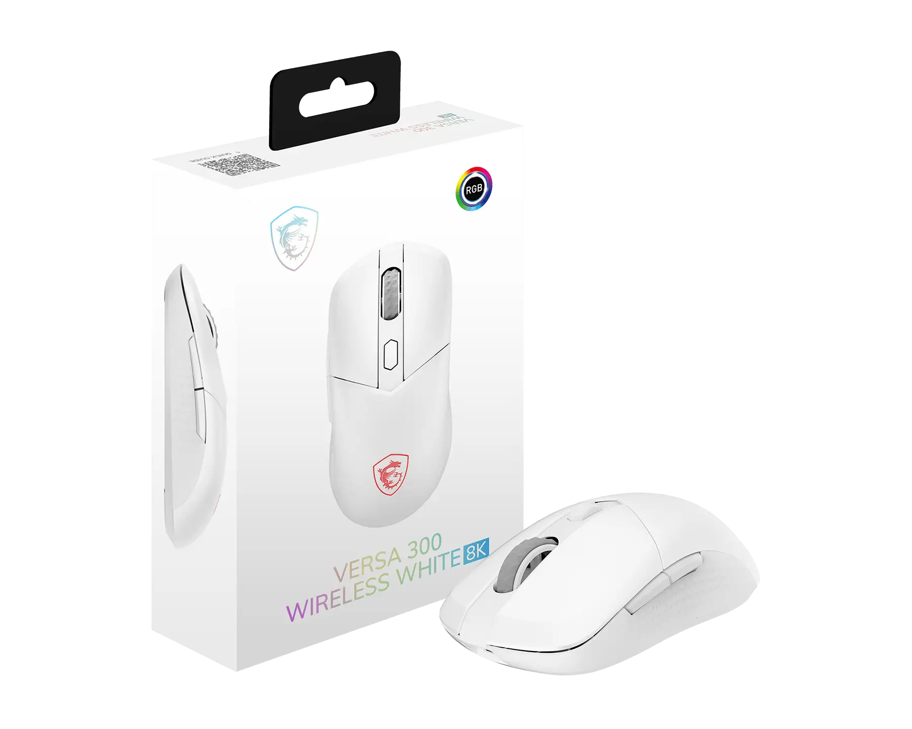 Image for MSI VERSA 300 WIRELESS 8K WHITE GAMING MOUSE