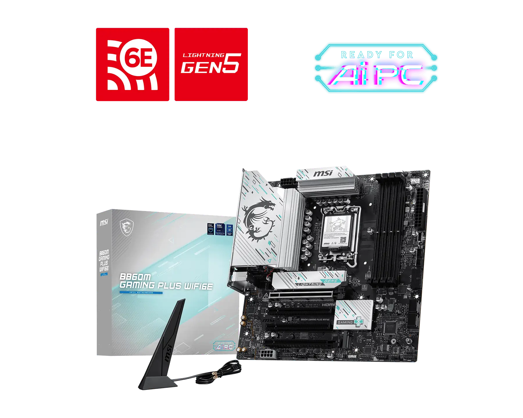 Image for MSI PRO B860M GAMING PLUS WIFI6E MOTHERBOARD