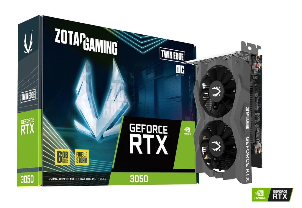 Image for 6GB ZOTAC RTX 3050 TWIN EDGE OC GPU